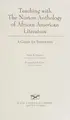 Cover image for Teaching with the Norton Anthology of African American Literature