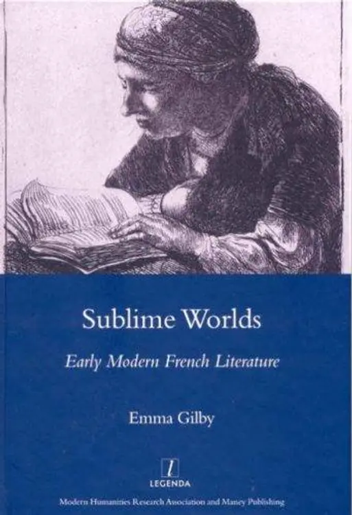 Sublime Words: Early Modern French Literature (Legenda Main Series) (Legenda Main Series) cover