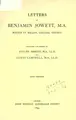 Cover image for Letters