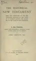 Cover image for The historical New Testament