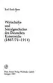 Cover image for Wirtschafts- und Sozialgeschichte des Deutschen Kaiserreichs (1867/71-1914)