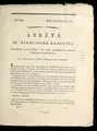 Cover image for Arre te  du Directoire exe cutif, concernant la surveillance des e coles particulie  res, maisons d'e ducation et pensionnats