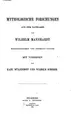 Cover image for Mythologische Forschungen aus dem Nachlasse, von Wilhelm Mannhardt.