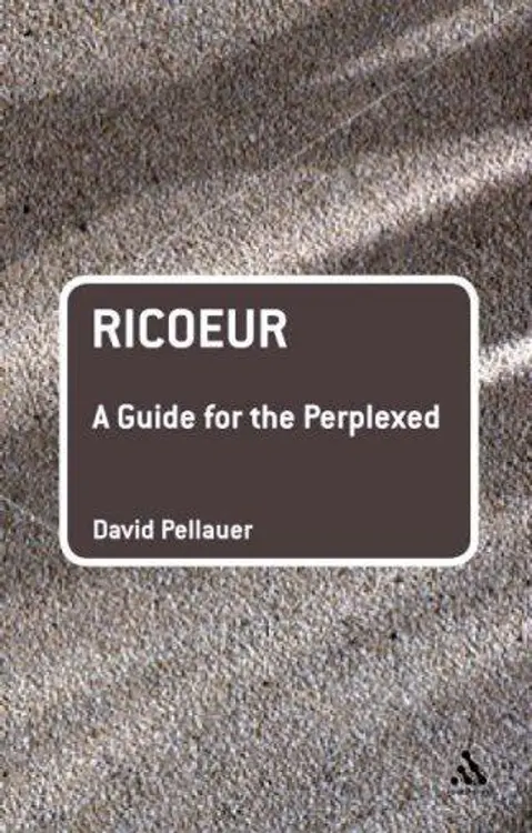 Ricoeur: A Guide for the Perplexed (Guides for the Perplexed) cover