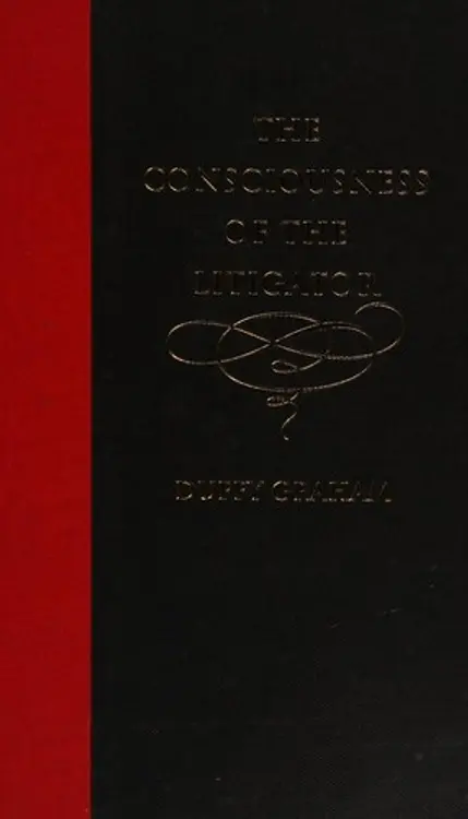 The consciousness of the litigator cover
