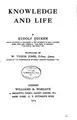 Cover image for Knowledge and life