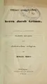 Cover image for Offenes Sendschreiben Herrn Jacob Grimm, als Nachtrag zu dem Buche Geschichte und System der altdeutschen Religion.