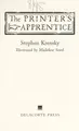 Cover image for The printer's apprentice