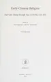 Cover image for Early Chinese Religion Vol. 1, Pt. 1
