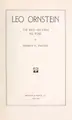 Cover image for Leo Ornstein, the man - his ideas - his work