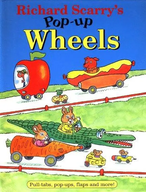 Richard Scarry's pop-up wheels cover