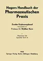 Cover image for Hagers Handbuch der Pharmazeutischen Praxis
