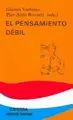 Cover image for El pensamiento débil