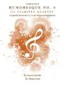 Cover image for Humoresque No. 4 for Clarinet Quartet