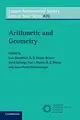 Cover image for Arithmetic and Geometry