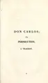 Cover image for Don Carlos