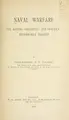 Cover image for Naval warfare, its ruling principles and practice historically treated