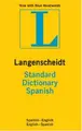 Cover image for Standard Spanish Dictionary (Langenscheidt Standard Dictionaries)