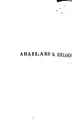 Cover image for Abailard et Héloïse, essai historique par m. et mme. Guizot, suivi des lettres d'Abailard et d ...