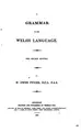 Cover image for A Grammar of the Welsh Language