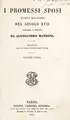 Cover image for I promessi sposi. Storia milanese del secolo XVII, scoperta e rifatta