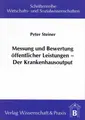 Cover image for Messung und Bewertung öffentlicher Leistungen