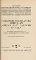 Cover image for Briefe en Johann Bapt. Bassand in Wien