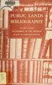 Cover image for Public lands bibliography