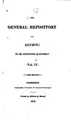 Cover image for The General Repository and Review