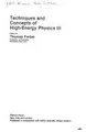 Cover image for Techniques and Concepts of High-Energy Physics III