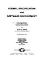 Cover image for Formal specification and software development