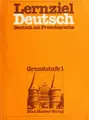 Cover image for Lernziel Deutsch. Deutsch als fremdsprache