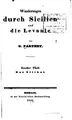 Cover image for Wanderungen durch Sicilien und die Levante...: Atlas