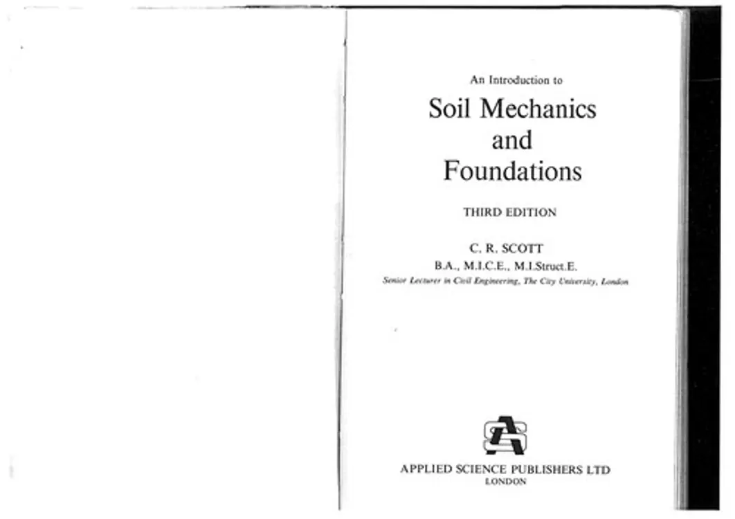 An introduction to soil mechanics and foundations cover