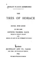 Cover image for Sermones: the satires of Horace