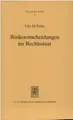 Cover image for Risikoentscheidungen im Rechtsstaat