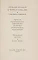 Cover image for Correspondence (Calderbooks)