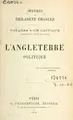Cover image for L' Angleterre littéraire.