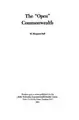 Cover image for The "Open" Commonwealth
