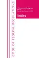 Cover image for Code of Federal Regulations, Index and Finding Aids, Revised As of January 1 2020