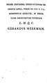 Cover image for Gerardi Meerman et doctorum virorum ad eum epistolae atque observationes de chartae vulgaris seu lineae origine