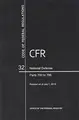 Cover image for Code of Federal Regulations, Title 32, National Defense, Pt. 700-799, Revised as of July 1, 2012