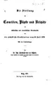 Cover image for Die Stellung der Concilien, Päpste und Bischöfe vom historischen und ...
