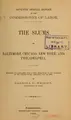 Cover image for The slums of Baltimore, Chicago, New York, and Philadelphia.