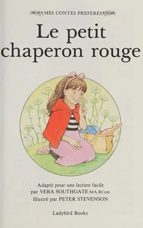 Le Petit Chaperon Rouge (French Well Loved Tales) cover