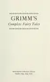 Cover image for Grimm's Complete Fairy Tales