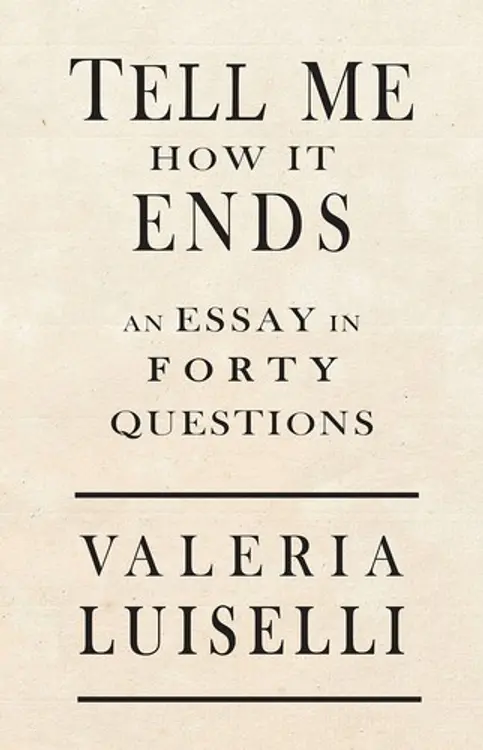 Tell Me How It Ends: An Essay in Forty Questions cover