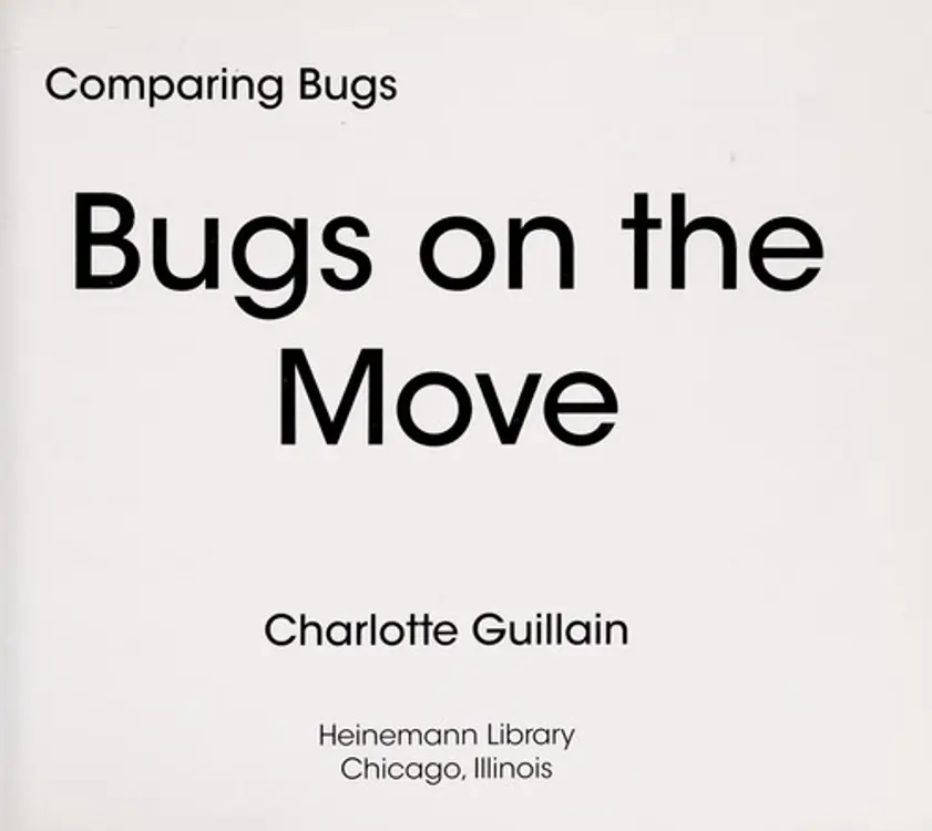Bugs on the move cover