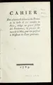 Cover image for Cahier des plaintes & dole ances