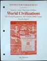 Cover image for Instructor's Resources to accompany World Civilizations The Global Experience, AP Edtion DBQ Update